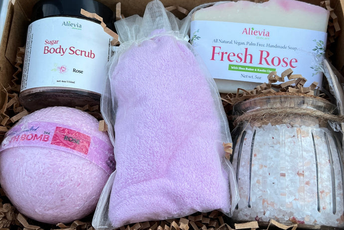 Bath & Body Gift set - Rose